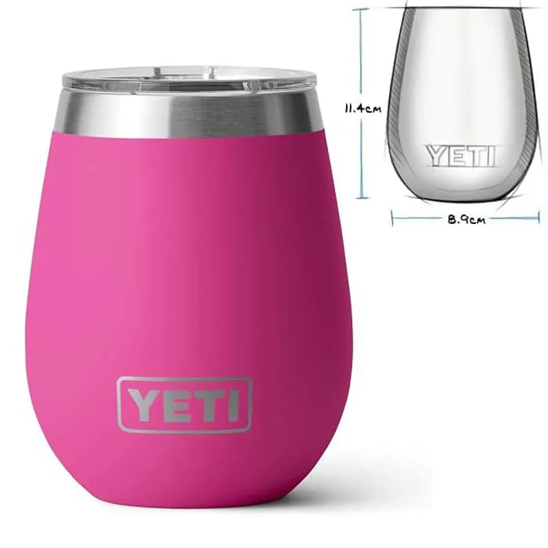 Yeti Rambler 10oz Wine Tumbler - Bimini Pink